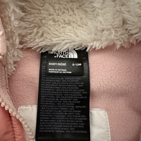 Girls North Face Bunting Snowsuit - Picture 2 of 2